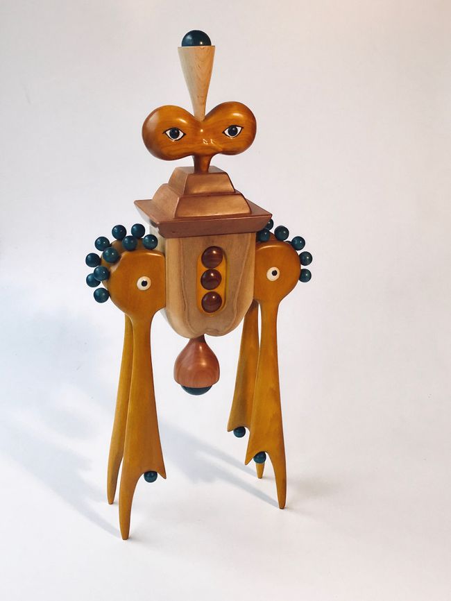 AzureAsRain_dt "Azure as Reign" - 29"H x 12"W x5"D