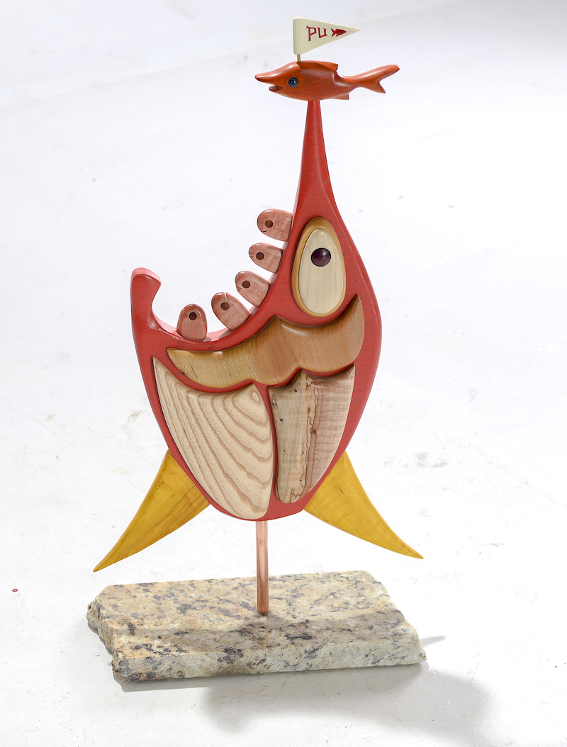 Fishtory101-27Hx15Wx6D "Fishtory 101" - 27"H x 15"W x 6"D