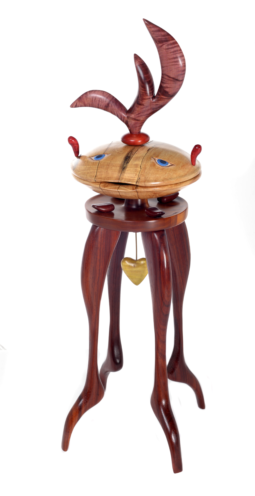 HeartOfGold2_9x9x30 "Heart Of Gold" - 30"H x 9"W x 9"D