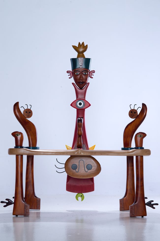 MiroDoesEgypt_dt "Miro Does Egypt" - 57"H x 50"W x 23"D
