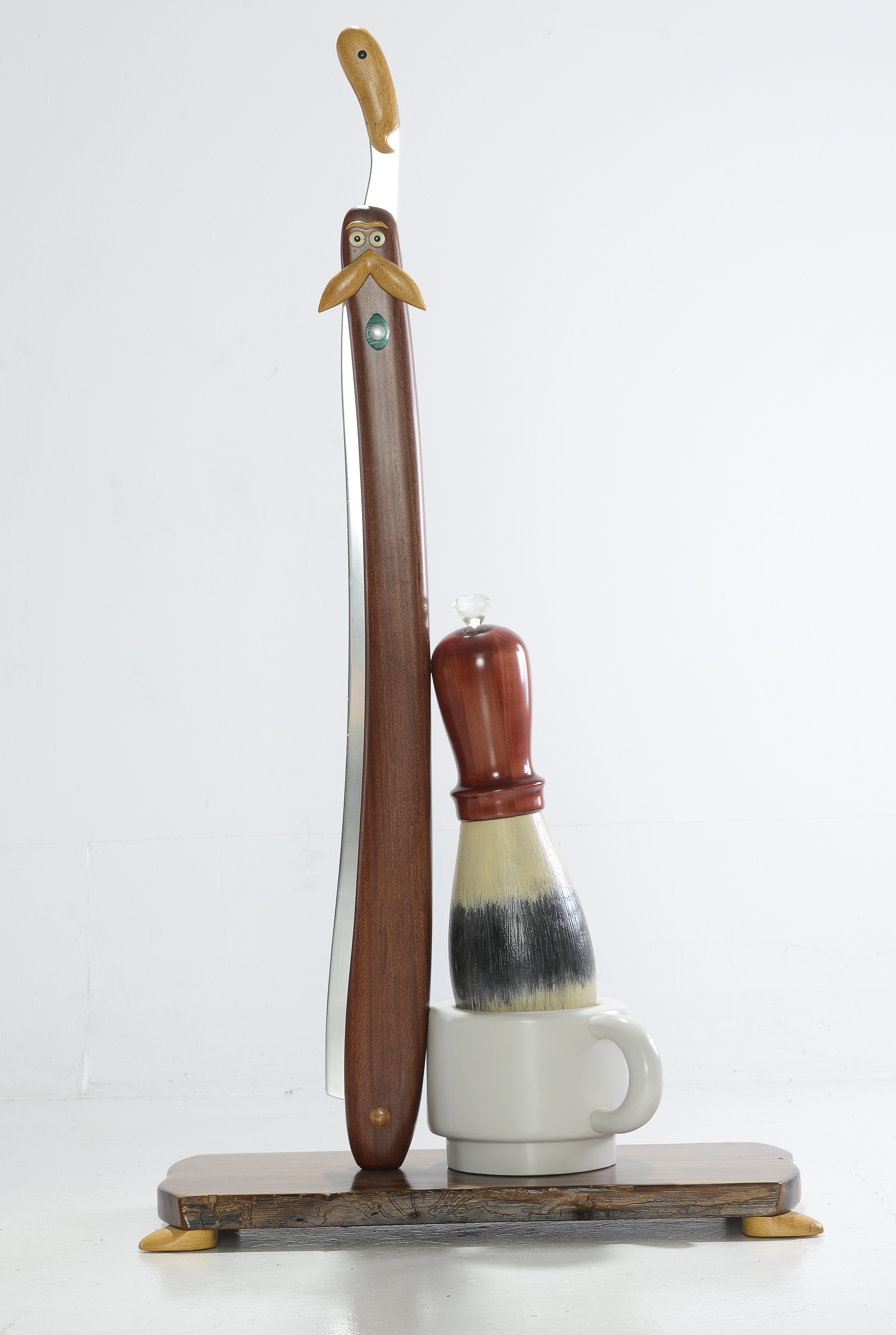 RazorSharpAndStillTheRage-59h33w16d_dt "Razor Sharp and Still the Rage" - 59"H x 33"W x 16"D